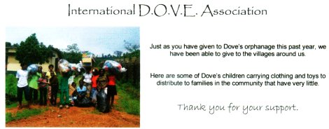 Thanks for International DOVE